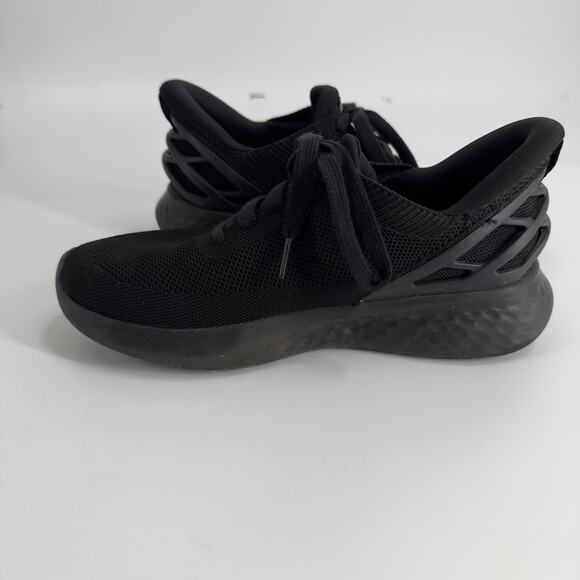 Kizik Athens Blackout 7.5 Sneaker Athletic Running Black Tie‎ Hands Free - Picture 2 of 12